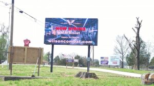 Roadside Digital Billboard shown in actual field footage