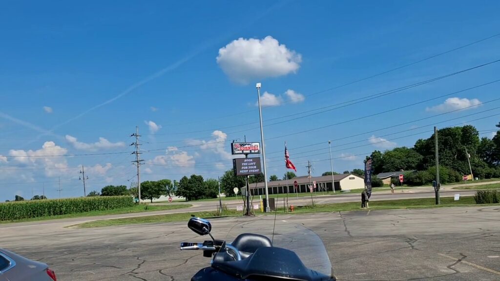 Roadside Service Business Digital Sign shown in actual field footage