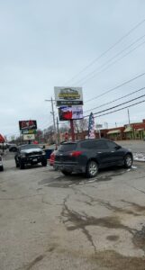 Townsend Auto Repair Digital Sign shown in actual field footage